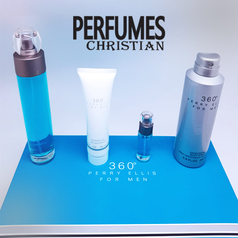 ESTUCHE PERRY ELLIS M CABALLERO 4 PZAS AGUA DE TOCADOR 100ML/BALSAMO PARA DESPUES DE AFEITAR 90ML/DESODORANTE EN BARRA 78G/AGUA DE TOCADOR 7.5ML