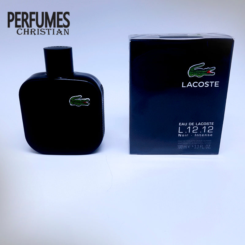 LACOSTE NOIR INTENSE 100 ML CABALLERO AGUA DE TOCADOR – Perfumes