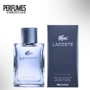 LACOSTE POUR HOMME GRIS 100 ML CABALLERO AGUA DE TOCADOR Perfumes Christian